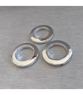 حلقه ساده نقره ای جنس خوب