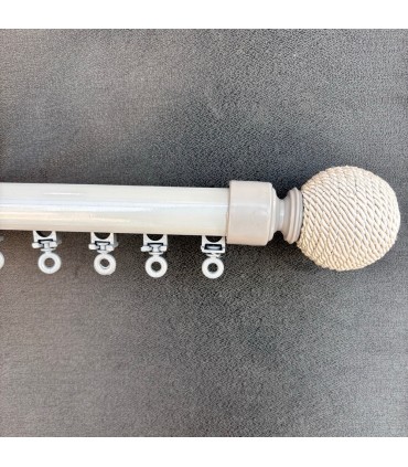 ریل مینیمال گرد گیره چرخ دار