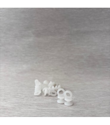 گیره تک شیار پلاستیکی