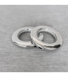 حلقه رینگ دار نقره ای